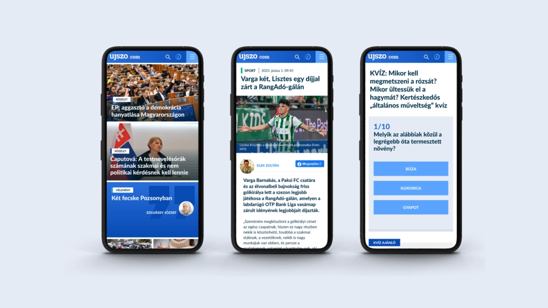 Mobile UX | ujszo.com
