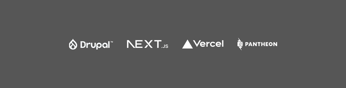 Drupal, Next.js, Vercel, Pantheon