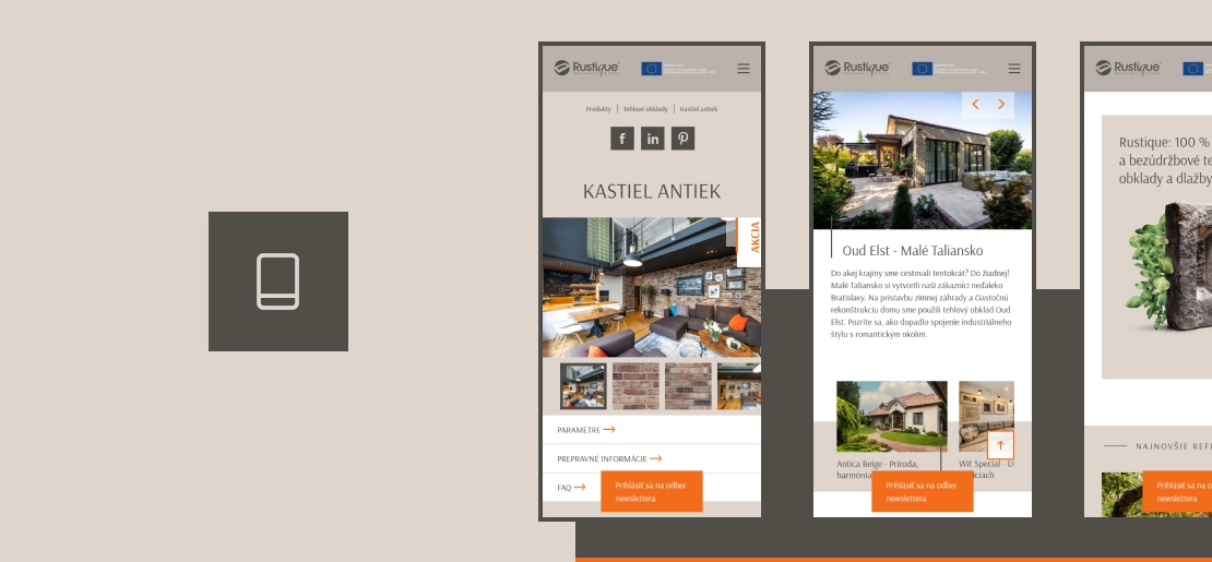Rustique - Plne responzívny design